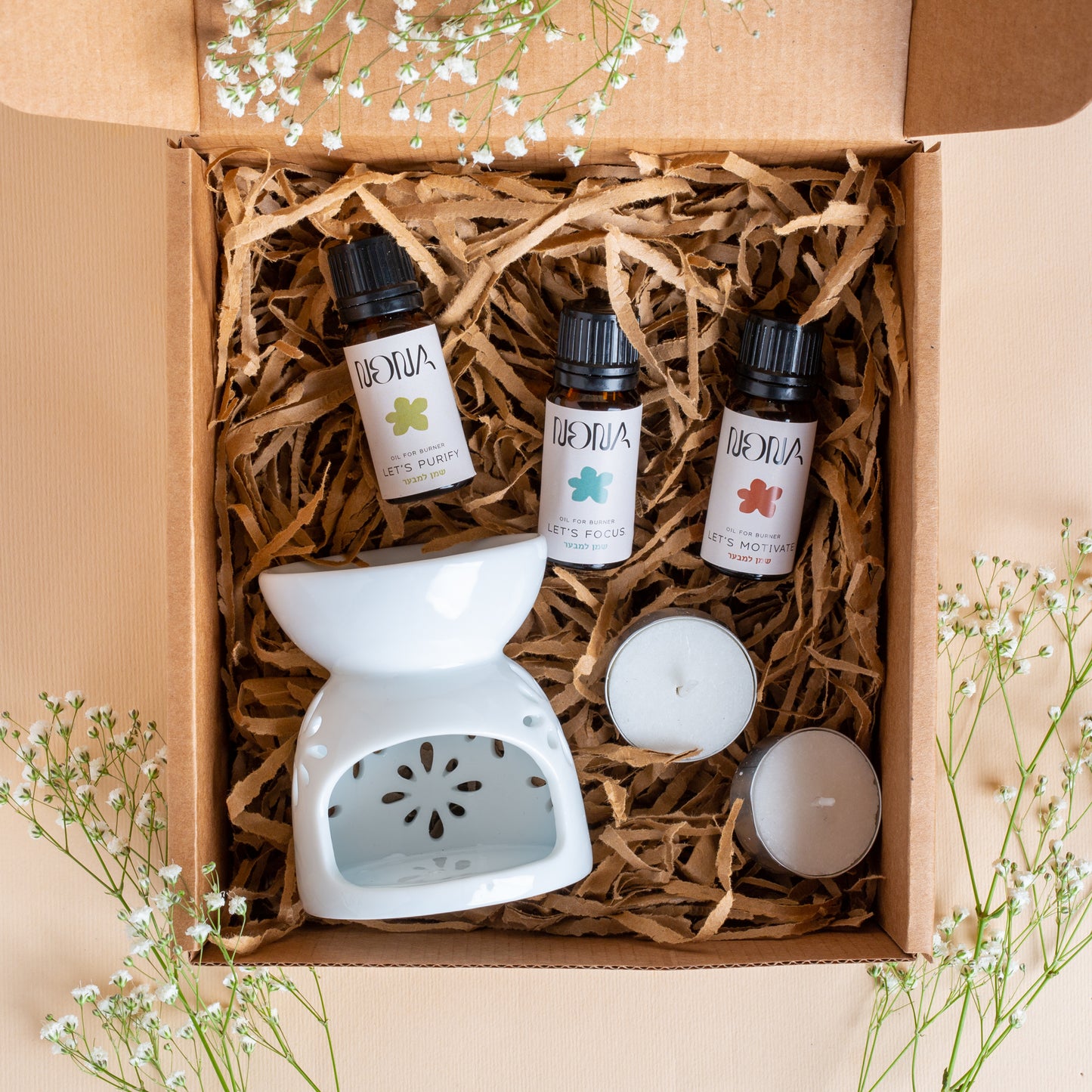 3 תערובות + מבער